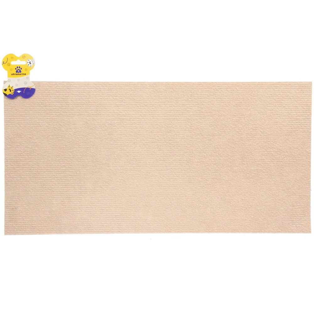 Когтеточка настенная для кошек 60*30см «Счастливый хвост!», цвет бежевый