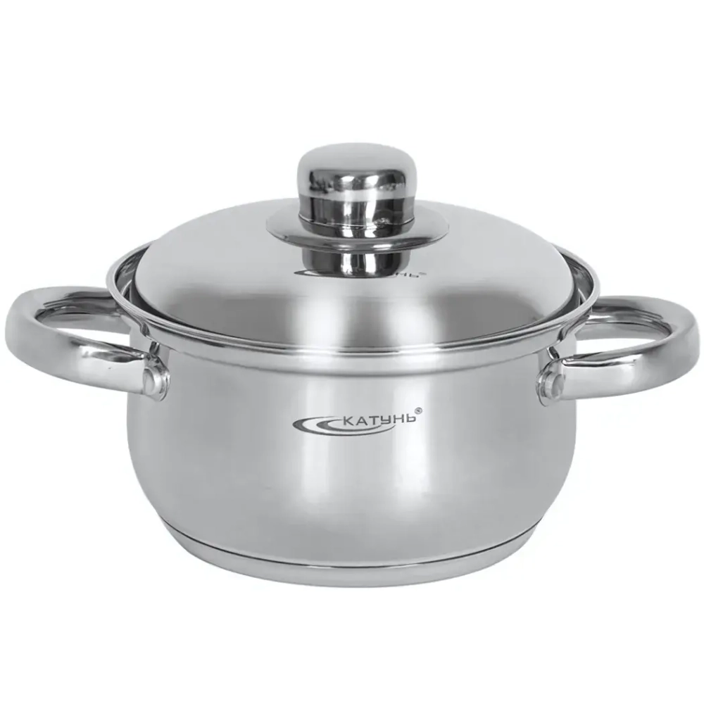 Кастрюля из нержавеющей стали 1л «Гретта» Катунь