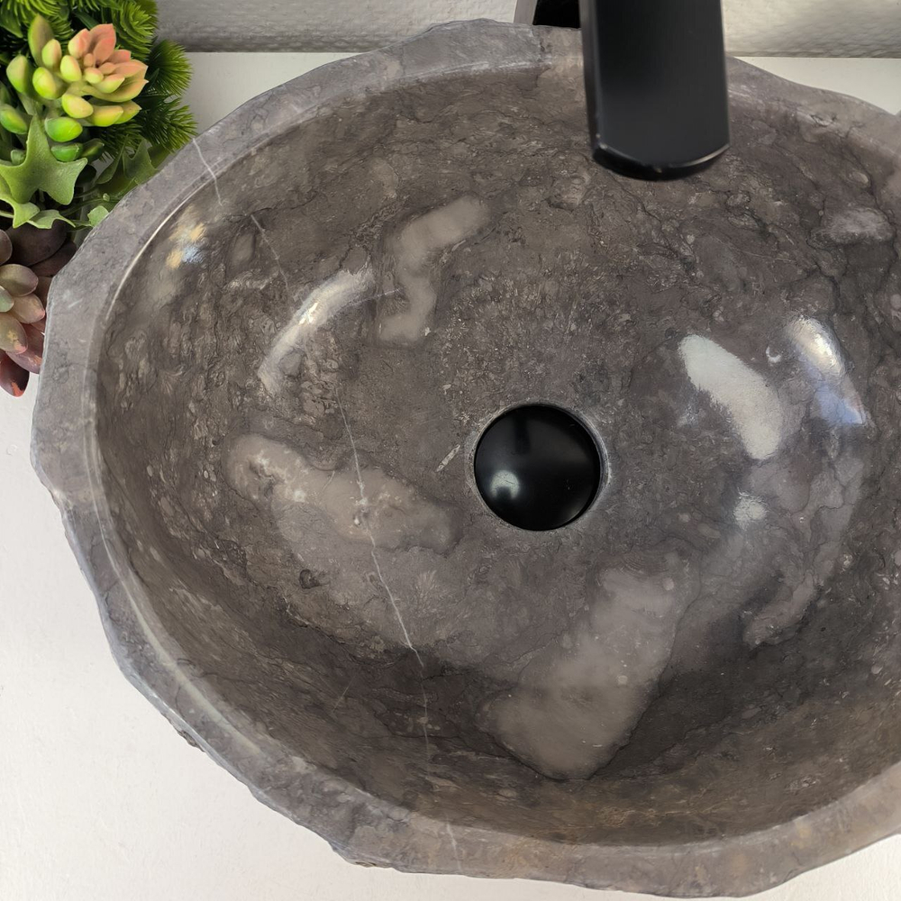 Раковина из мрамора Erozy Grey EM-65523 42*34*15 0882