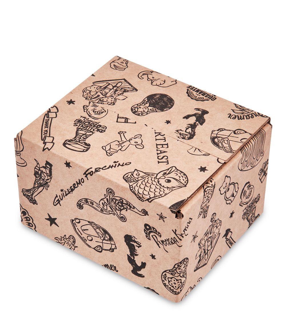 GAEM Art ГКП-52 Коробка 4-х клапанная гофрокартон 120х95х75