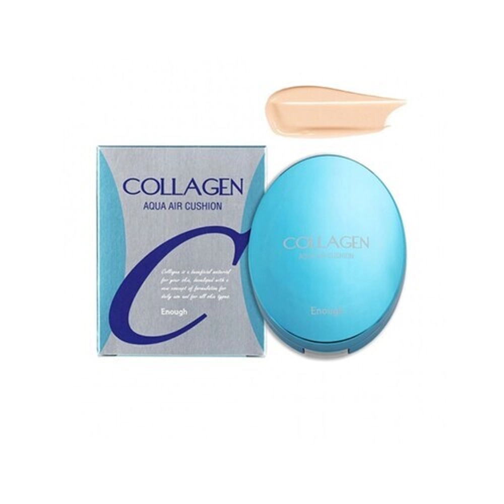 Кушон увлажняющий с коллагеном Enough Collagen aqua cushion  тон 13 15 гр