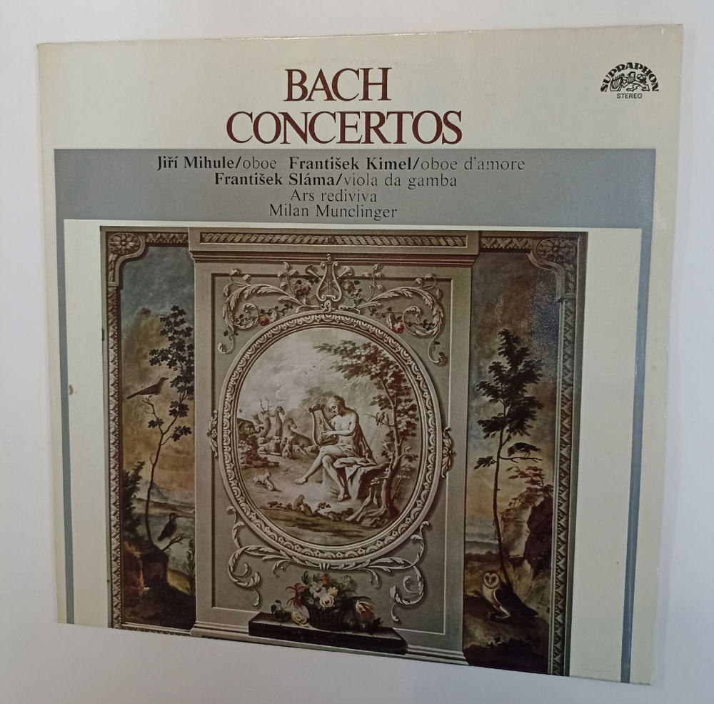 Винтажная виниловая пластинка LP J. S. Bach И.С. Бах Concertos Концерты (Чехословакия 1983)
