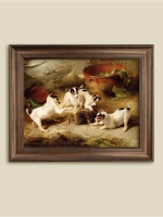 Картина интерьерная на холсте в раме 25*31 см