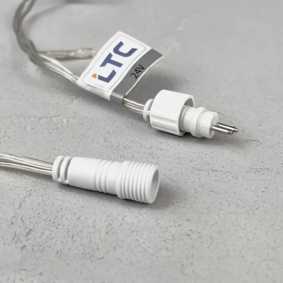 Светодиодная нить 100 шампань LED ламп с мерцанием, 10 м., 24В., прозрачный провод ПВХ, Beauty Led (PST100BL-10-1CH)