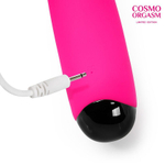 Cosmo CSM-23157 – розовый аккумуляторный сплит-вибратор для точки G, 22 см