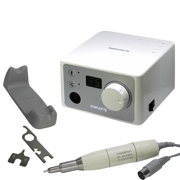 Аппарат для маникюра/педикюра Marathon 3N/H35LSP серебристый/белый без педали