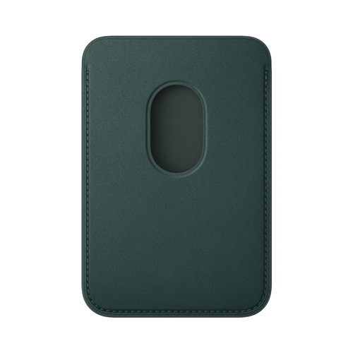 Тканевый чехол-бумажник с поддержкой MagSafe Apple FineWoven Wallet (2023), Dark Green (Темно-зеленый)