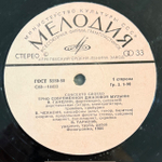 Виниловая пластинка Ганелин, Чекасин, Тарасов — Concerto Grosso (Мелодия) LP