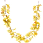 Лиана искусственная «Green garden» 170см клен, цвет желто-оранжевый
