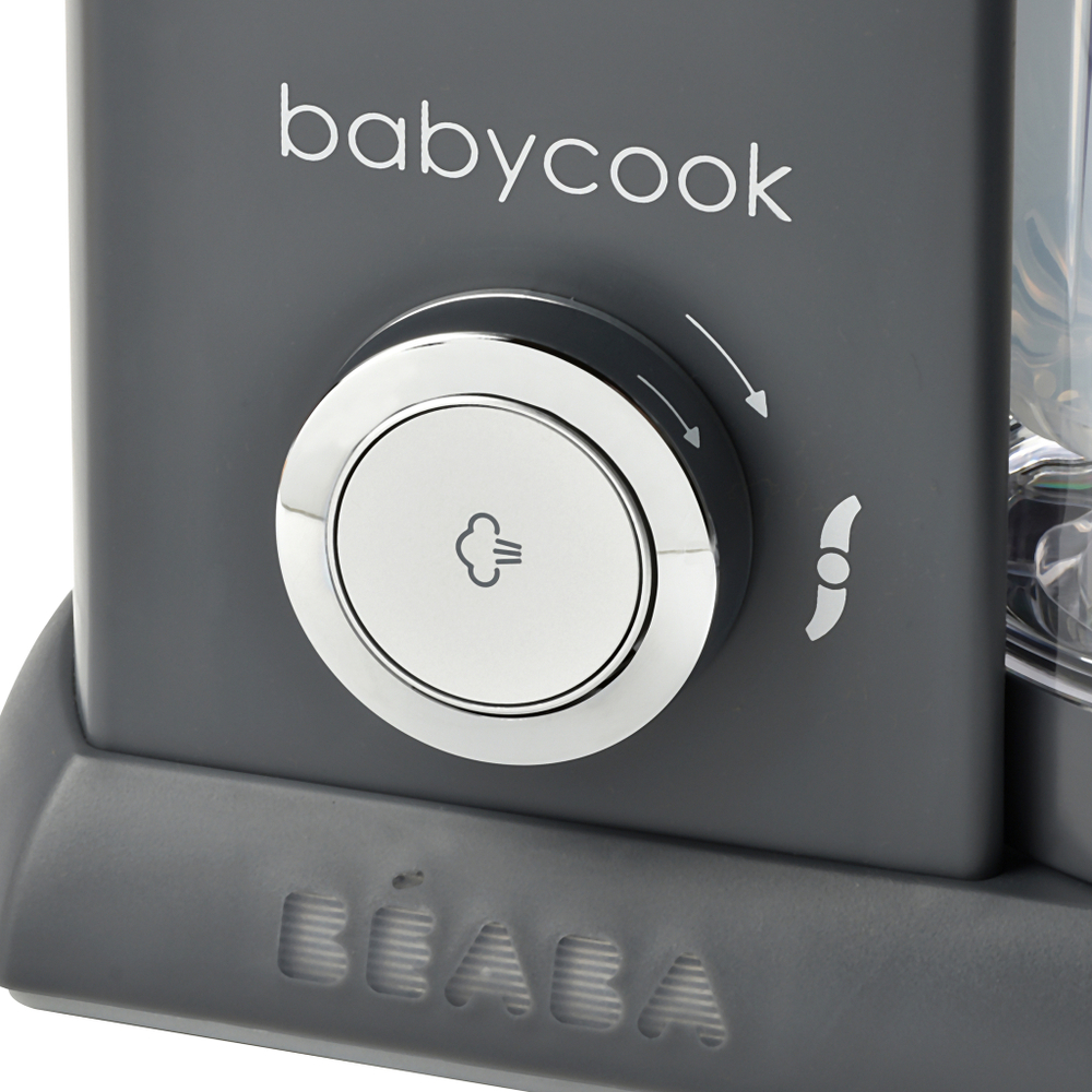 Блендер-пароварка для детского питания 5 в 1 BEABA Babycook SOLO черный