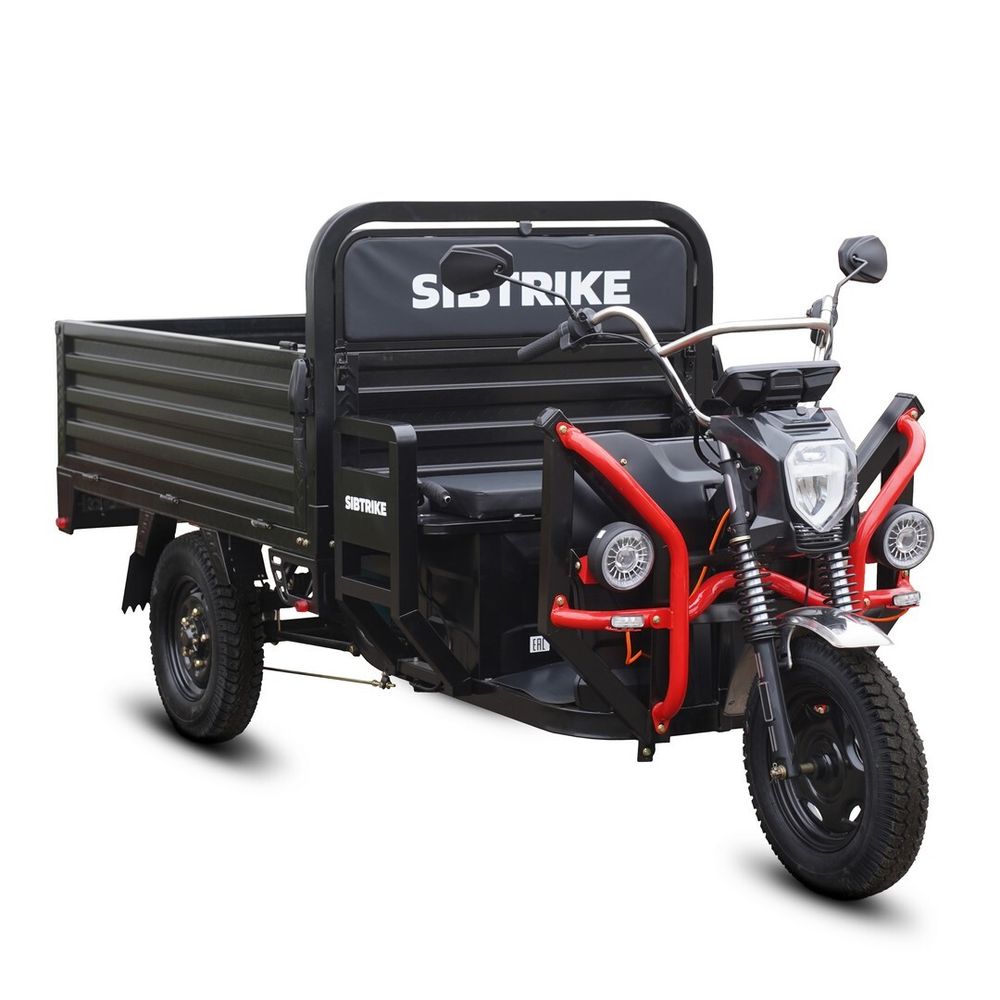 Грузовой электрический трицикл WHITE SIBERIA SIBTRIKE PRO CARGO 2000W (60V/36Ah) - версия 2025 года фото №2
