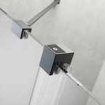 Душевая дверь Radaway Furo Brushed GunMetal DWJ 120 стекло прозраное/профиль брашированная оружейная сталь