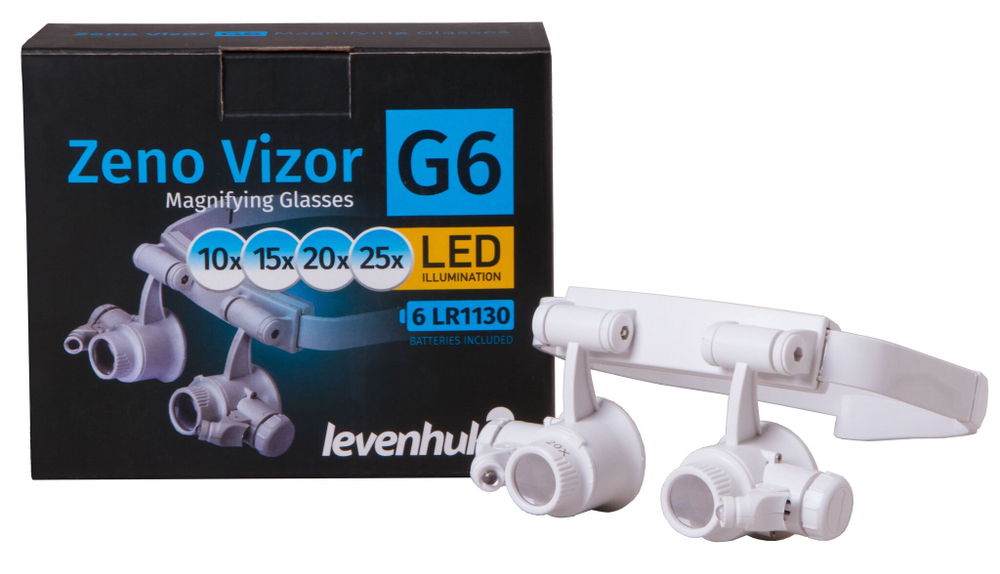 Лупа-очки Levenhuk Zeno Vizor G6