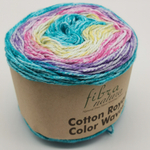 Пряжа для вязания COTTON ROYAL COLOR WAVES (22-03) FIBRA NATURA