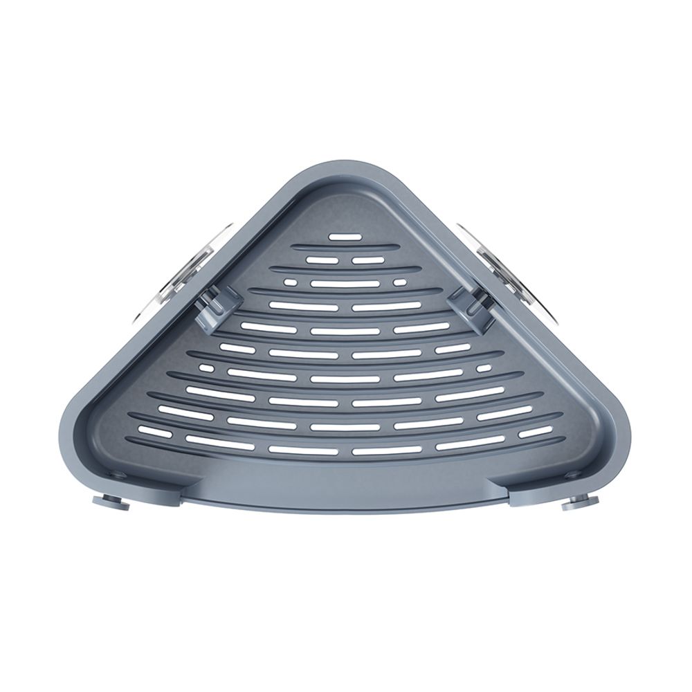 Органайзер для душа Flex Adhesive угловой, голубой