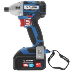 Аккумуляторный винтоверт ЗУБР Профессионал GVB-250-42 ударный