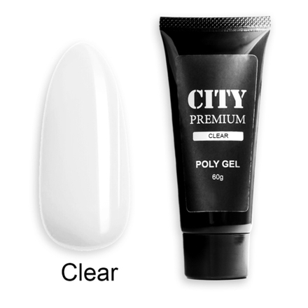 CITY NAIL Premium  Poly Gel Clear 60гр