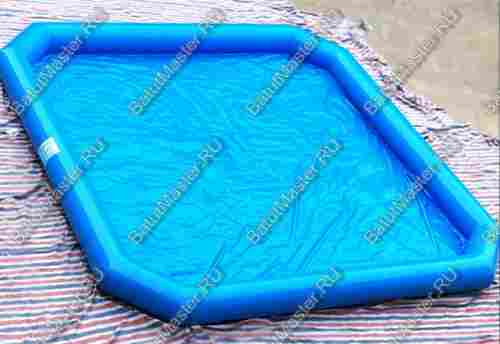 Надувной бассейн «Одноцветный» 8*8*0,65 м