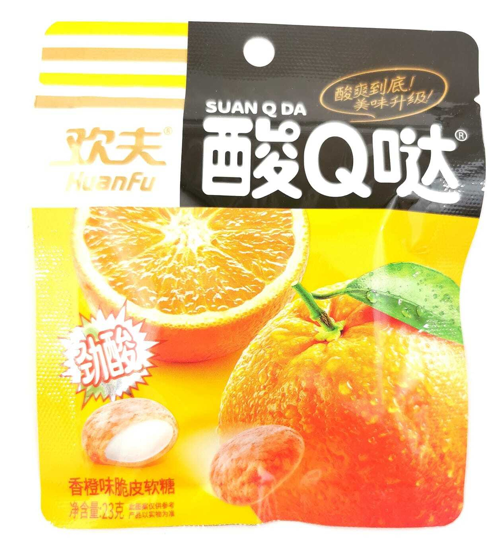Карамель HuanFu 23гр апельсин
