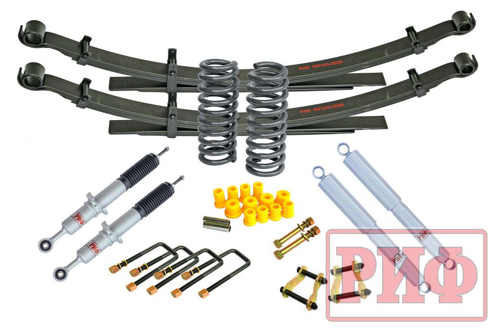 Лифт-комплект газовый Toyota Hilux 2005-2014, Sollers ST6, Jac T6 лифт 45 мм средний РИФ