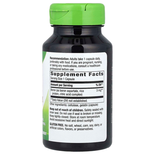 Nature's Way, Борный комплекс, 3 мг, 100 капсул