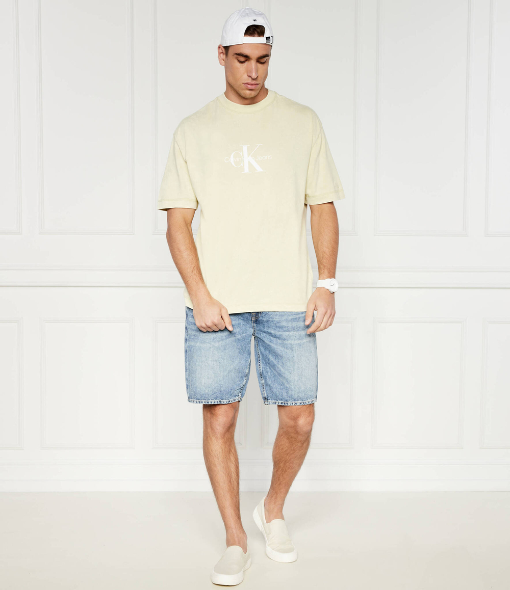 Футболка ARCHIVAL MONOLOGO CALVIN KLEIN JEANS - желтый(J30J325427)