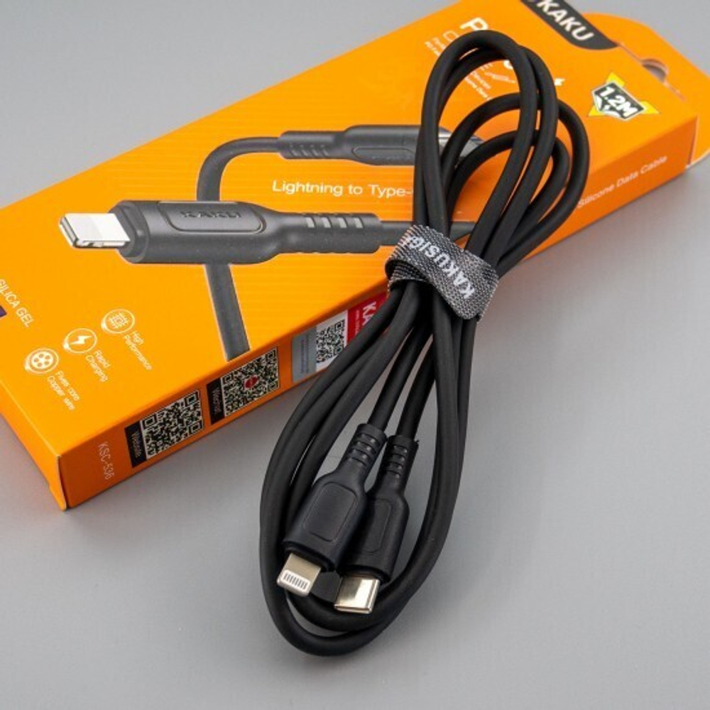 Lightning-Type C дата кабель KAKU KSC-536, 20W, 012506 Белый
