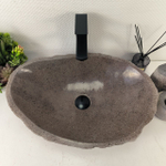 Раковина из речного камня RS-65450 57*38*14 0857