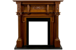 Каминокомплект Oxford - Орех с очагом Danville Antique Brass FB2
