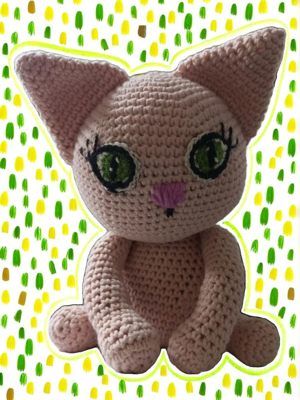 Мягкая игрушка Зайка Амигуруми