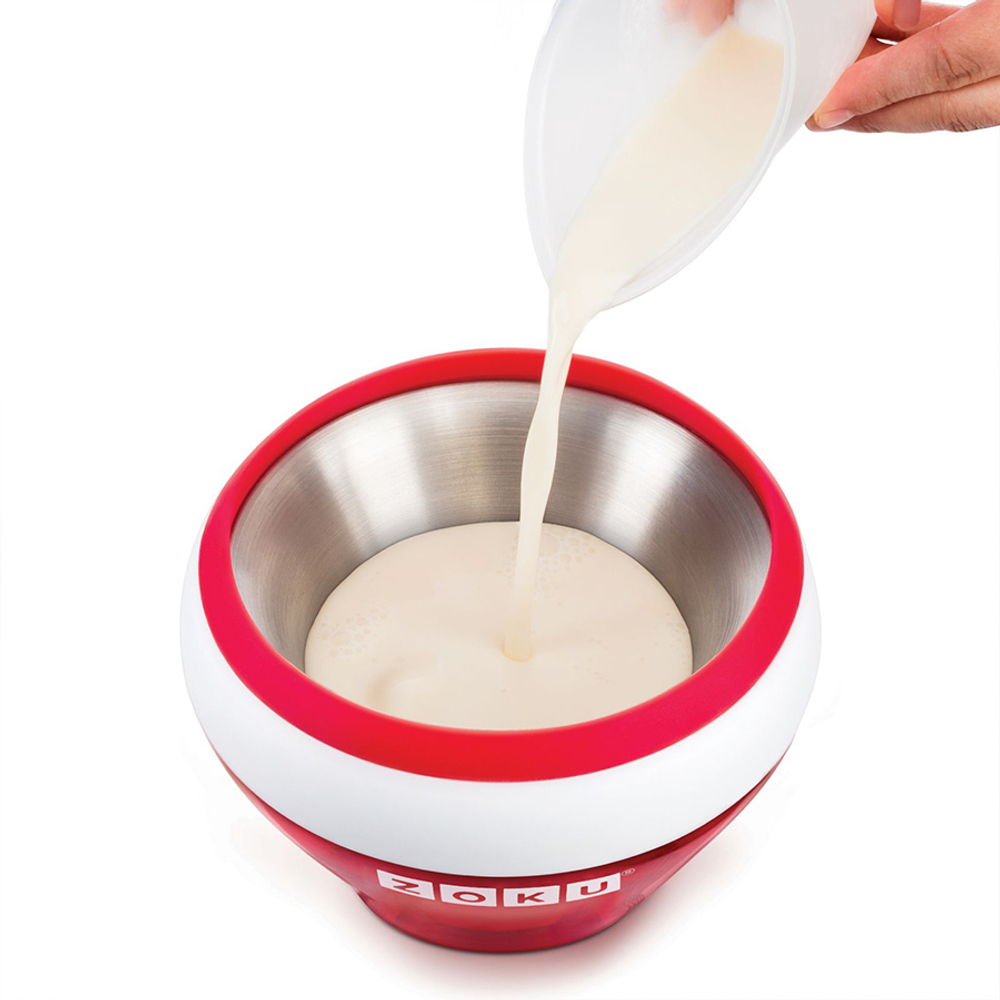 Мороженица ice cream maker красная