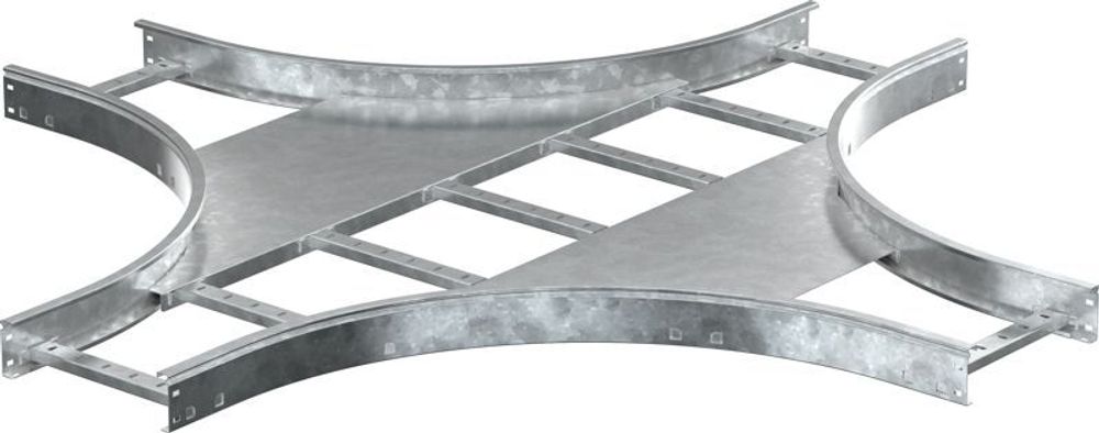 Ответвитель для лотка Х-образ. 100х300 R600 HDZ LESTA IEK CKR05-4-100-300-HDZ