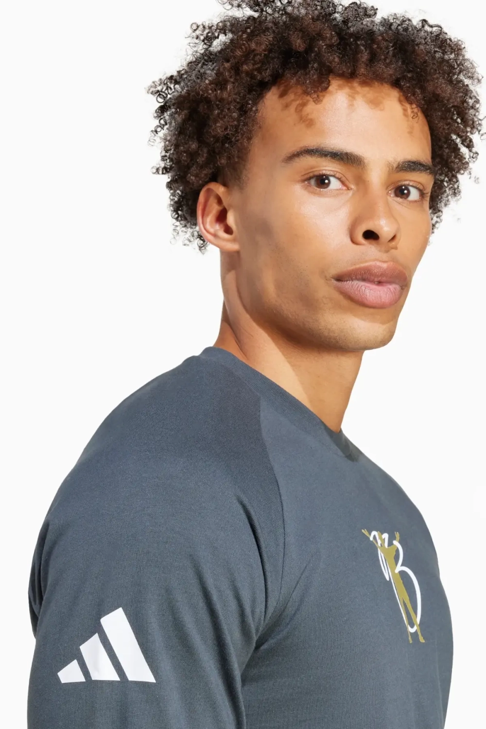 Футболка с длинными рукавами adidas Jude Bellingham - серый