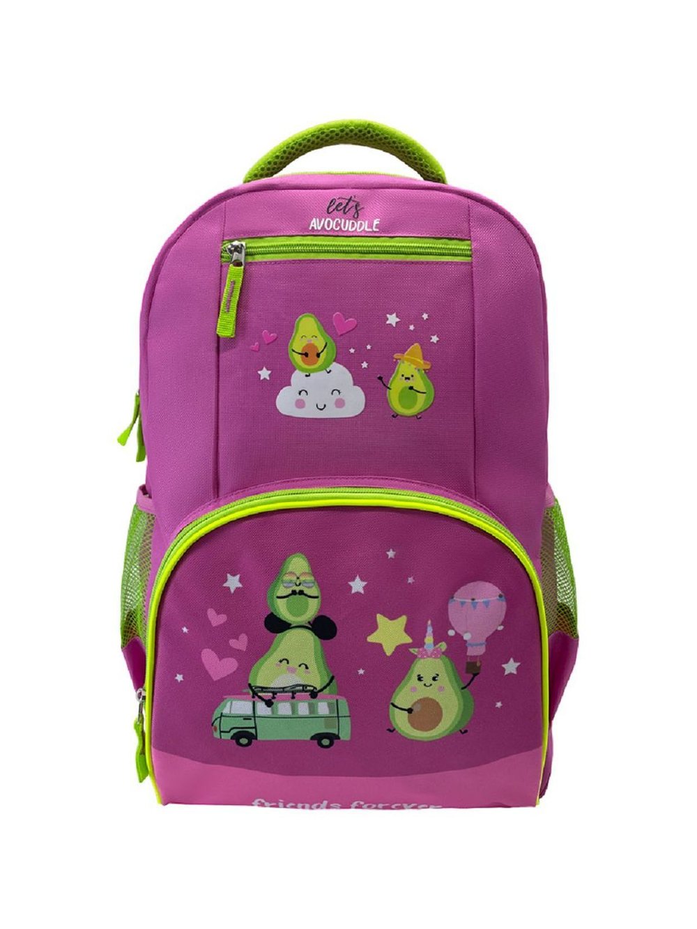 Рюкзак School "Avocado", 44х31х16см, 1 отделение, 4 кармана, уплотненная спинка