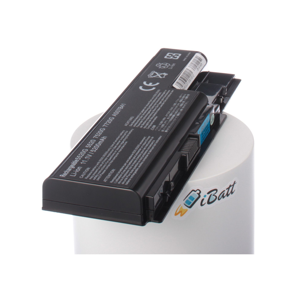 Аккумулятор iBatt 5200mAh для Acer AS07B31, AS07B51, AS07B41, AS07B42 (11.1V)