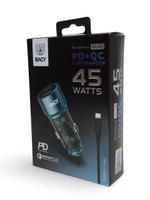 Автомобильное зарядное ус-во с кабелем Type-C QC+-PD BS-012