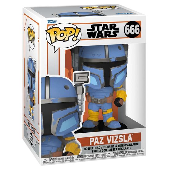 Фигурка Funko POP! Bobble Star Wars Mandalorian S9 Paz Vizsla (666) 76553 / Фигурка по мотивам сериала "Мандалорец", Паз Визсла