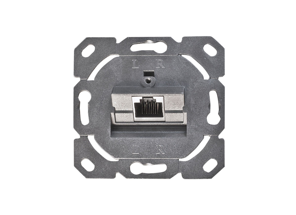 Компьютерная  розетка RJ45 Cat.6 UAE,  на 1 выход,  без накладки