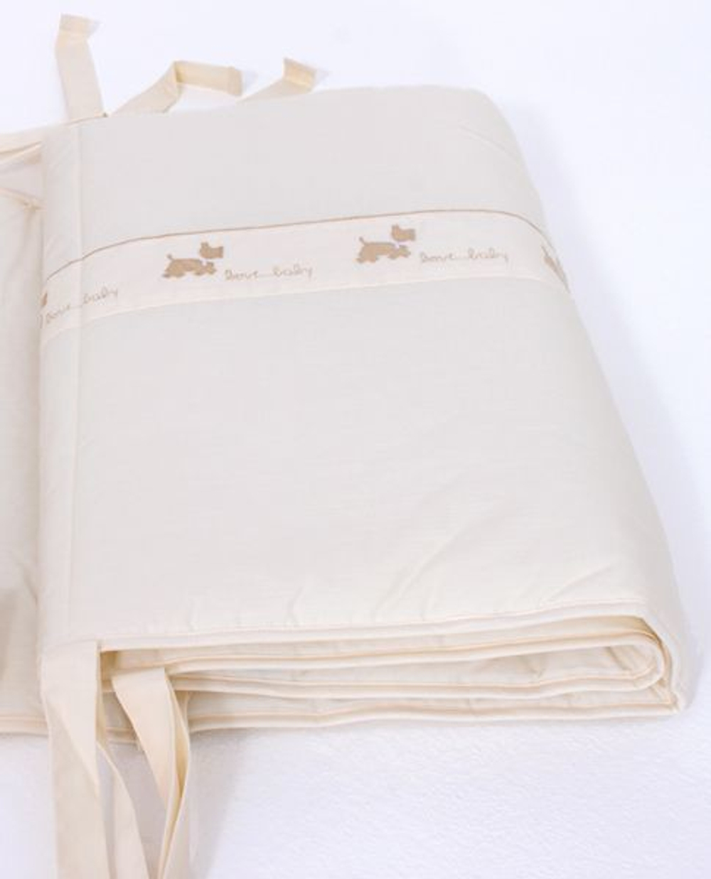 Бампер для детской кроватки 380x45 Bovi Собачки бежевый Португалия