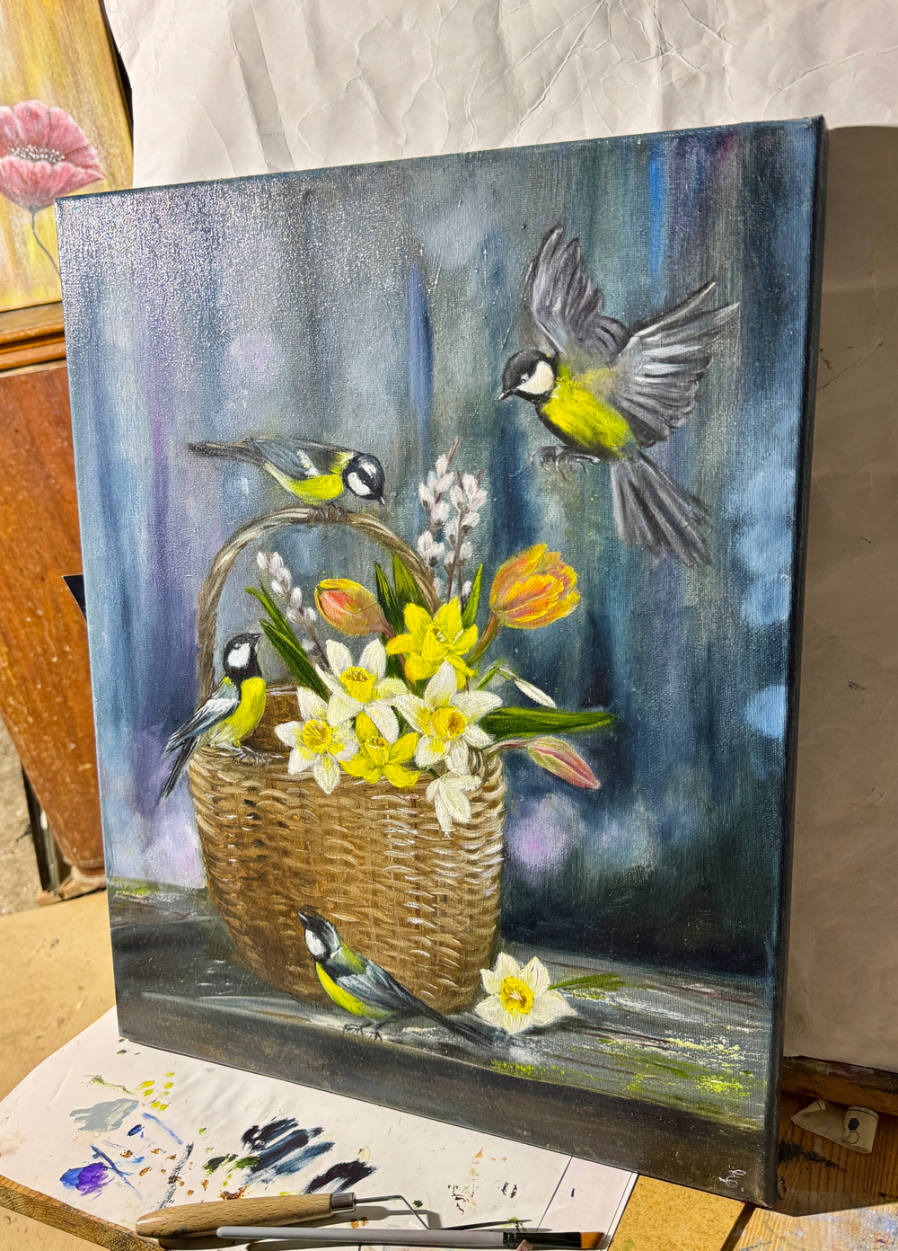 Картина «Весна» | Холст, масло 40х50 см | Художница Ефимова Ольга