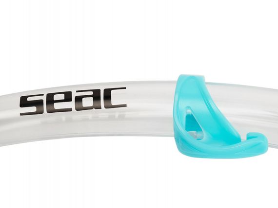 Трубка Seac Tribe Dry прозрачный/голубой