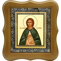 Агриппина (Аграфена) Римляныня, мученица. Икона на холсте.