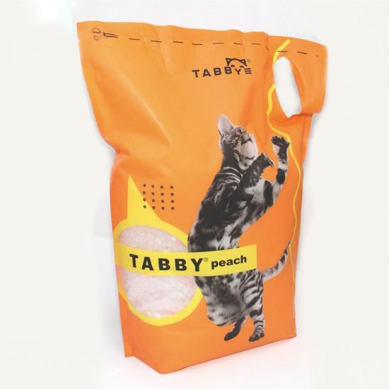 Табби peach наполнитель силикагелевый аромат персика