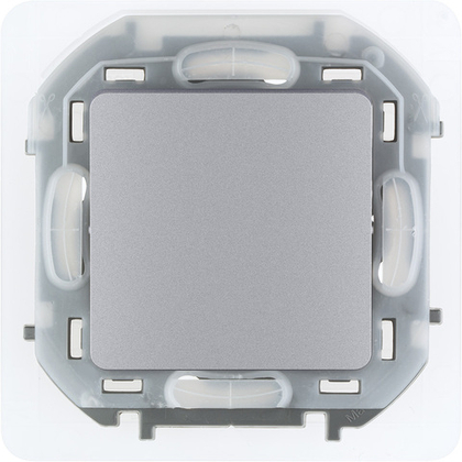 Переключатель 1-клавишный IP44 10А 250В алюминий Inspiria Legrand