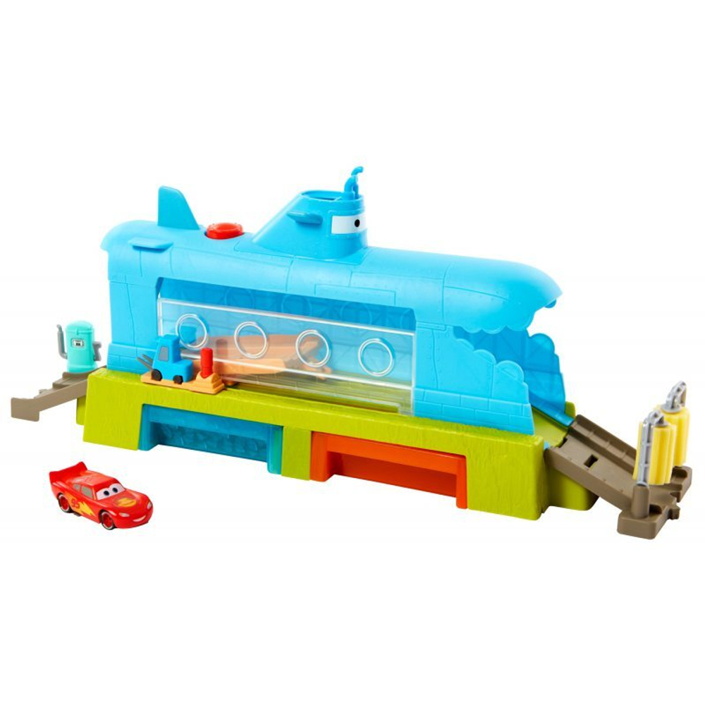 Mattel - Cars Cars Wieloryb Supermajnia Color change Set с автомобилем HGV70