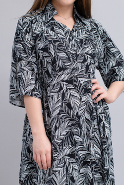 Платье женское 3672АП, черный #40Ч053672АП