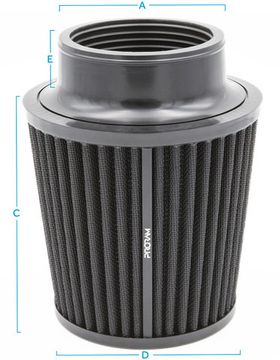 Фильтр нулевого сопротивления Ramair PR-CC-150-102 конус 102мм