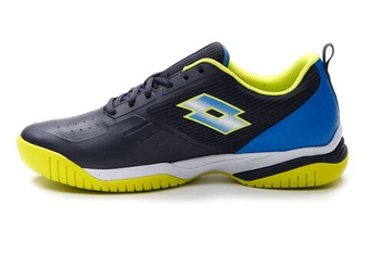 Мужские кросовки для Padel Lotto Superrapida 400 V - navy blue/atlantic blue/acacia green
