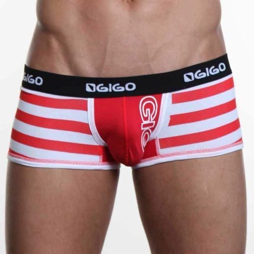 Мужские трусы хипсы GIGO Red and White Boxer