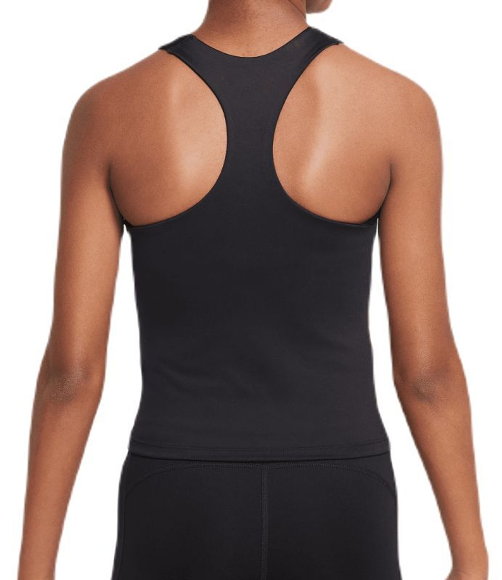 Футболка для девочки теннисная Nike Dri-Fit Swoosh Tank Bra - черный